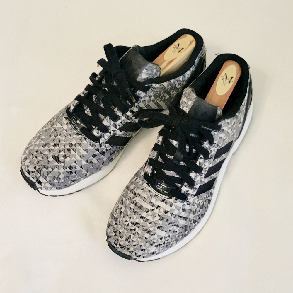*Sold* Adidas ZX Flux Weave Grey Prism 2015 Men's Size 10 Shoes Runners Trainers - Picture 5 of 12